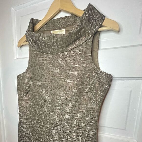 Michael Kors Cowl Neck Sleeveless Dress Size 4 - Picture 7 of 12